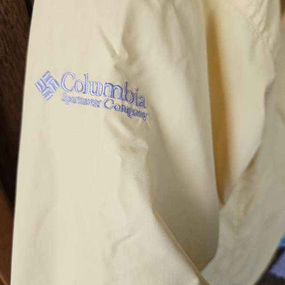 COLUMBIA Women Size L Yellow Interchange Coat Jacket - Picture 5 of 7